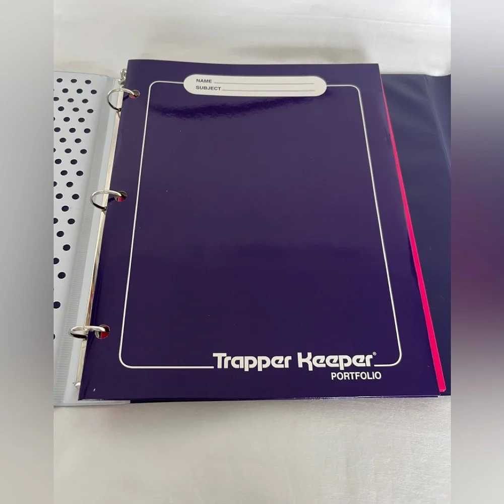 Trapper Keeper Leopard Animal Binder Retro 80s 90s Portfolio Folder Mead NEW